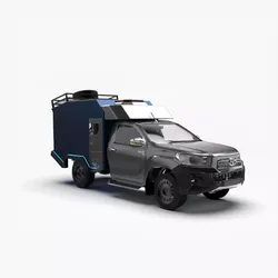 Emergency Response Pickup Truck Off-Road 3D Concept Model 3D model
