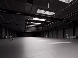 Hangar Interior V3 Low-poly 3D model