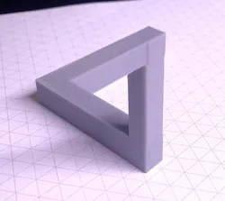Penrose Triangle Impossible Object Optical Illusion