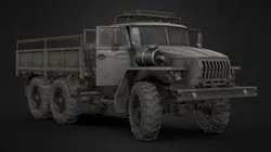 Soviet Truck Ural 4320 Rust Version