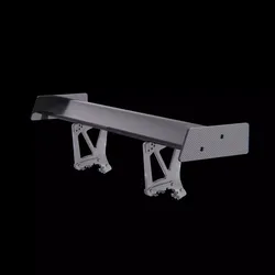 Spoiler carbon tuning auto motor 3D model