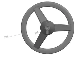 Steering Wheel for Pedal Tractor