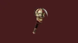Undead Barbed Club | Skull 3d Weapon Model
