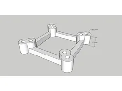 Walksnail 1S 20x20 to 25x25 Adapter