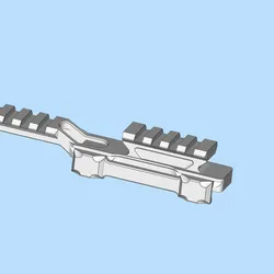 116 CCL, Huntsman-Tactical Optical Height Increase and Extension Bracket - Digital 3D Model