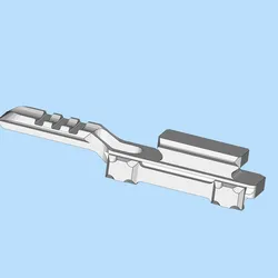 118 CCL, Hunting-Tactical Optical Height Increase and Extension Bracket - 2 Digital 3D Models