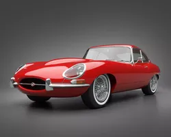 1961 Jaguar E-Type 3 8 Coupe 3D model