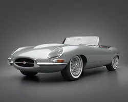 1961 Jaguar E-Type 3 8 Roadster 3D model