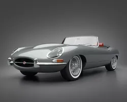 1964 Jaguar E-Type 4 2 Roadster 3D model