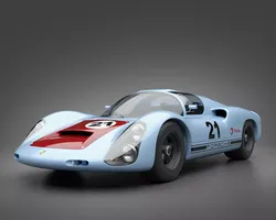 1966 Porsche 910 Race Car 3D model