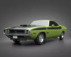 1971 Dodge Challenger TA 3D model