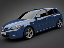 2008 Mazda 3 3D model