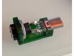 5V DC Barrel connector to USB C