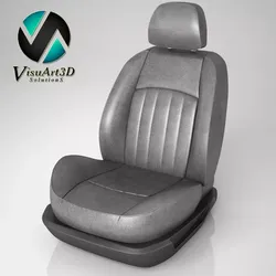 Car Seat Mercedes CLS 3D model