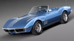 Chevrolet Corvette C3 1969 Convertible 3D model