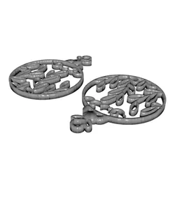 Christmas Ornament Earring 15.stl