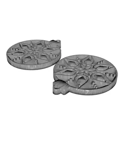 Christmas Ornament Earring 17.stl