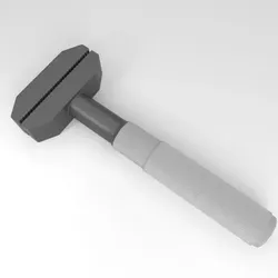 French key 3D model