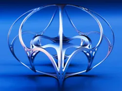 Gankyil symbol inspired 3D shape