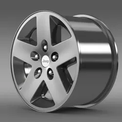 Jeep Wrangler Rubicon rim 3D model
