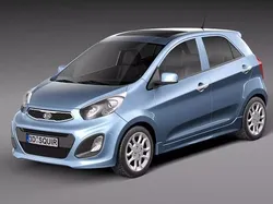 Kia Picanto 2012 5-door 3D model