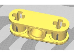 LEGO PART 32184 Technic Axle and Pin Connector Perpendicular 3L with Centre Pin Hole