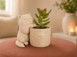 Maceta Gato Persa - Modelo de impresión 3D gratuito