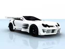 Mercedes-Benz SLR-Mclaren 722 Cabrio Tuned 3D model