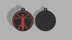 Pendant with institute logo