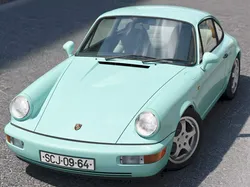Porsche 911 1990 3D model
