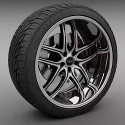 Savini Forged BS-2 Wheel 3D model