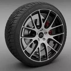 Savini Forged SM-3 Wheel 3D model