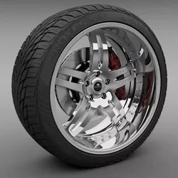 Savini Forged SV-1 Wheel 3D model