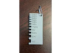 Sheet metal gauge with 11 Gage added