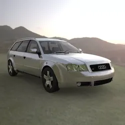 Audi A6A Avant 2001 obj 3D model