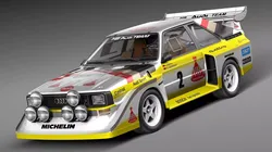 Audi Sport Quattro S1 E2 3D model