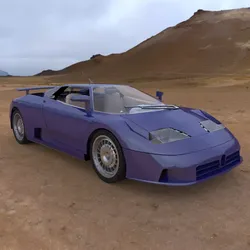 Bugatti EB 110 3D model