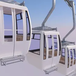 cableway car 3D model