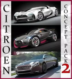 Citroen Concept pack 2 3D model