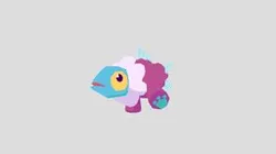 Cryptids: Furry Trout Walk Cycle