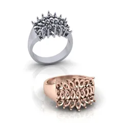 full marquise jewelry ring