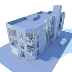 House and Commerce Max 2011 3D model