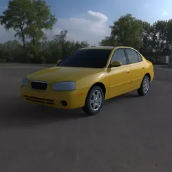 Hyundai Avante 2001 3D model