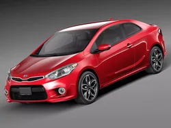 Kia forte koup 2014  3D model