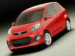 Kia Picanto 2012 3door 3D model