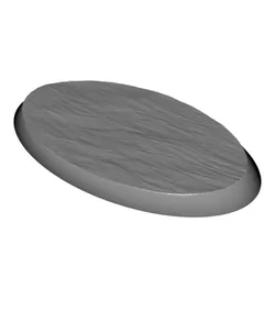 Lava 3 - Textured Oval bases set (8 pcs. 60–170mm)