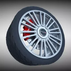 Mansory Wheel 3D model