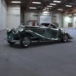 Mercedes Benz 540K 3D model