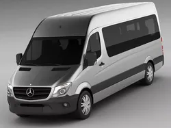 Mercedes Sprinter 2013 minibus 3D model