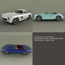 Neo Classic Cars 3D model